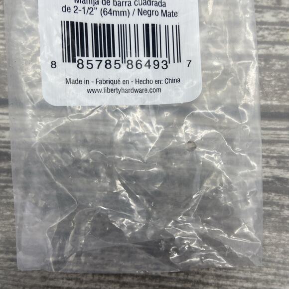 Brainerd 2-1/2” (64mm) Square Bar Pull/matte Black Lot Of 3 {119} - Picture 6 of 9